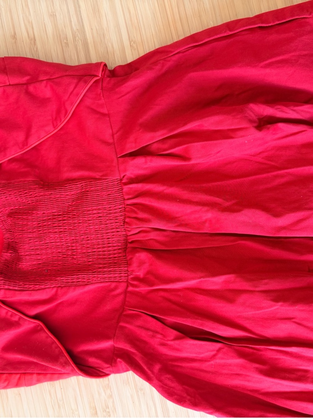 Farm Rio Strapless Sweetheart Red Mini Dress - Picture 6 of 6